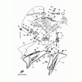 Схема вузла: Паливний бак Yamaha TTR110 TT-R110
