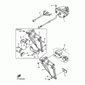 Схема вузла: Задній ліхтар (Стоп сигнал) Yamaha YZF-R1 R1