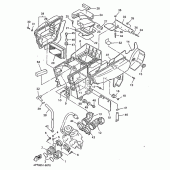 Схема узла: Впускная система Yamaha XT600 XT600