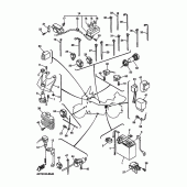 Схема вузла: Електроустаткування 1 Yamaha XVZ1300 Royal Star Venture