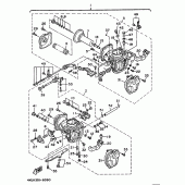 Схема вузла: Карбюратор Yamaha XV535 Virago