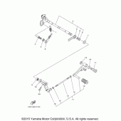 Схема вузла: Вал перемикання Yamaha YZF-R3