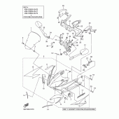 Схема узла: Облицовочные элементы 1 Yamaha FZ6 FZ6 FAZER S2 (ABS)