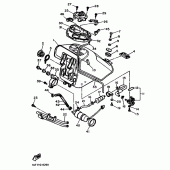 Схема узла: Rpservoir a carburant Yamaha FZX750