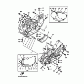 Схема вузла: Картер двигуна Yamaha XV1700 Road Star S