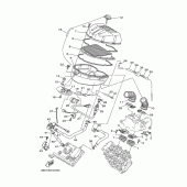 Схема вузла: Впускна система Yamaha TDM900