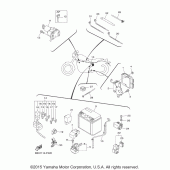 Схема вузла: Електроустаткування 2 Yamaha XVS950 Bolt C-Spec