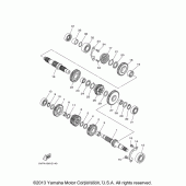 Схема вузла: Трансмісія Yamaha XV1700 Road Star S
