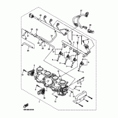 Схема вузла: Впускна система 2 Yamaha YZF-R6/ YZF600 R6 RaceBase