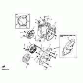 Схема узла: Крышка картераｰ1 Yamaha XJR400