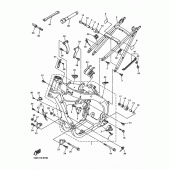 Схема узла: Рама Yamaha YZ250 YZ250F