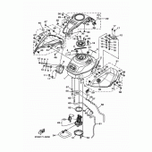 Схема вузла: Паливний бак Yamaha YZF-R3