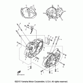 Схема вузла: Картер двигуна Yamaha XVS950 V-Star