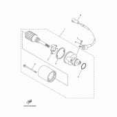 Схема вузла: Електричний стартер Yamaha TTR90 TT-R90