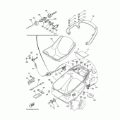 Схема вузла: Сидіння 2 Yamaha XP500 T-MAX