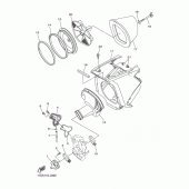 Схема узла: Впускная система Yamaha YZ250 YZ250F