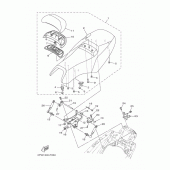 Схема вузла: Сидіння Yamaha XP500 T-MAX 530