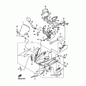 Схема вузла: Облицювальні елементи 1 Yamaha FZ6 FZ6