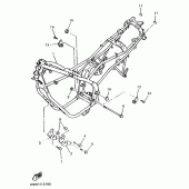 Схема вузла: Рама Yamaha XJ600 Diversion (S-TYPE)