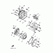 Схема вузла: Кришки картера 1 Yamaha FZX250 ZEAL