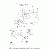 Схема вузла: Крило Yamaha XVS1300 V-Star