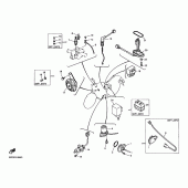 Схема вузла: Електроустаткування 2 Yamaha FZX750