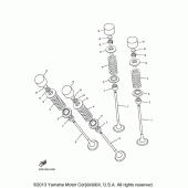 Схема узла: Клапан Yamaha FZ6 FZ6R