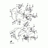 Схема вузла: Облицювальні елементи Yamaha XVZ1300 Royal Star Venture