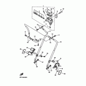 Схема узла: Передний тормозной цилиндр Yamaha XVZ1300 Royal Star Venture