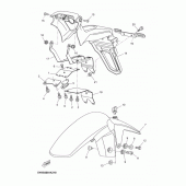 Схема узла: Крыло Yamaha MT03 MT-03