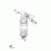 Схема вузла: Задня підвеска Yamaha FZS1000 FZ1