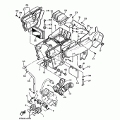 Схема вузла: Впускна система Yamaha XT600 XT600