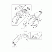 Схема вузла: Крило Yamaha TTR125 TT-R125