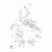 Схема вузла: Вихлопна система Yamaha YZF-R1 R1