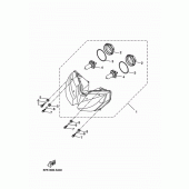 Схема вузла: Фара Yamaha MT07/MTT690 MT-07 Tracer