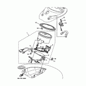 Схема вузла: Панель приладів Yamaha XVS1100 Drag Star