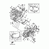 Схема вузла: Картер двигуна Yamaha XV1700 Road Star Warrior