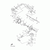 Схема вузла: Водяний насос Yamaha YZF-R6/ YZF600 R6