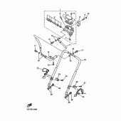 Схема узла: Передний тормозной цилиндр Yamaha XVZ1300 Royal Star Venture