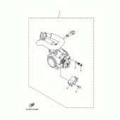 Схема вузла: Воздушный фильтр 2 Yamaha XG250 TRICKER