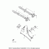 Схема узла: Распредвал и Цепь ГРМ Yamaha YZF600R Thundercat