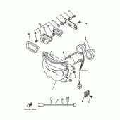 Схема узла: Scheinwerfer Yamaha TDM850