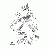 Схема узла: Крыло Yamaha TW200