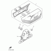 Схема узла: Задний фонарь (Стоп-сигнал) Yamaha XJ900 Diversion