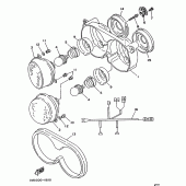 Схема вузла: Опція (ФАРА) Yamaha TDM850