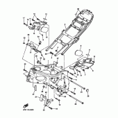 Схема узла: Рама Yamaha YZF-R6/ YZF600 R6S