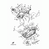 Схема узла: Подножки и подставка 2 Yamaha XP500 T-MAX 530