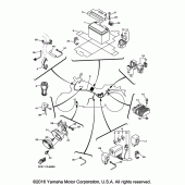 Схема вузла: Електроустаткування 2 Yamaha VMX17 V-MAX