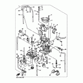 Схема узла: Карбюратор Yamaha YZ250 YZ250F