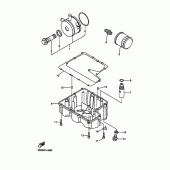 Схема вузла: Фільтр масляний Yamaha YZF-R6/ YZF600 R6